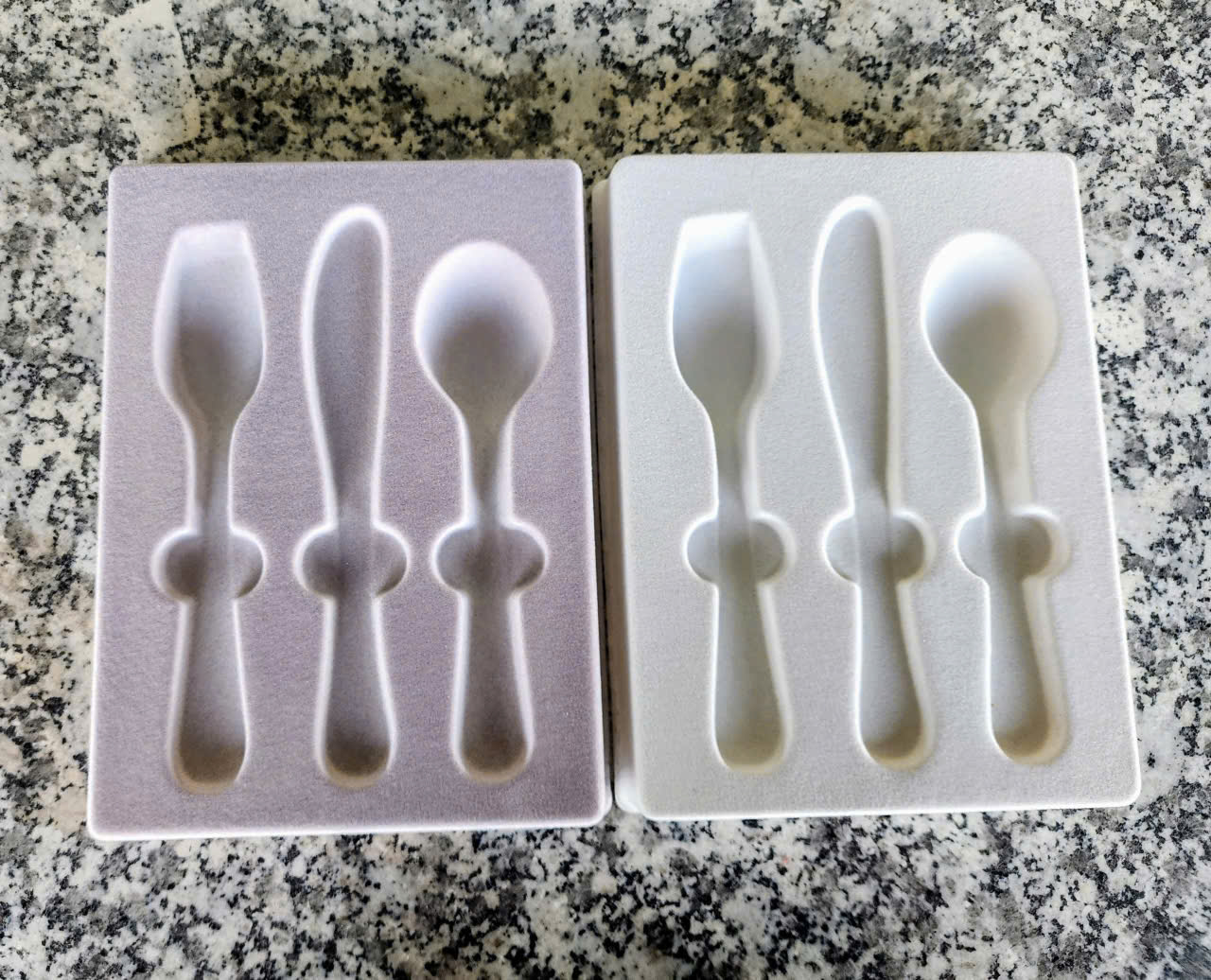 khay nhựa phun nhung theo yêu cầu